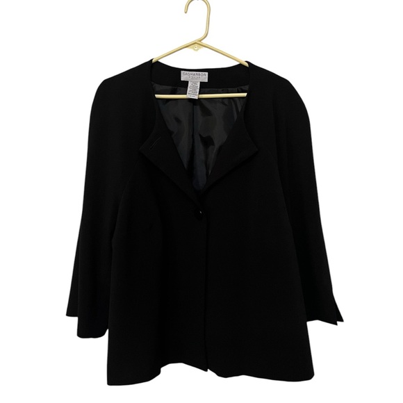 sag harbor stretch flowing A Line Cape coat jacket Lined Size 18 - Picture 1 of 8